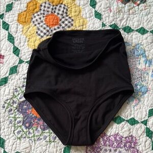 Black High-Waisted Briefs